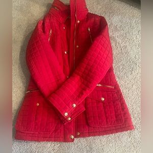 Michael Kors Red Winter Coat